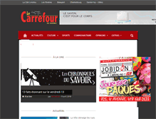 Tablet Screenshot of carrefourdequebec.com
